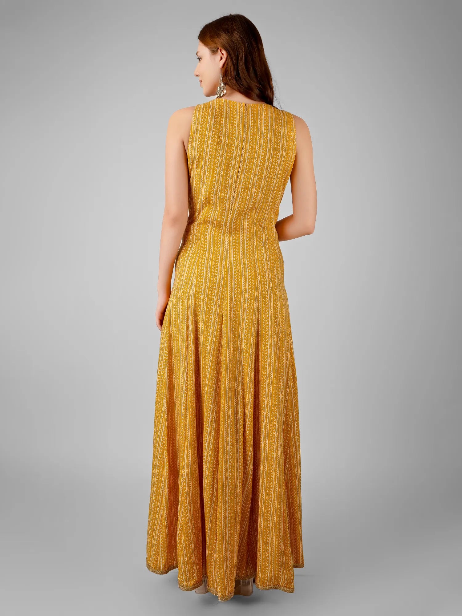 Elegant Long-Length Anarkali Dress