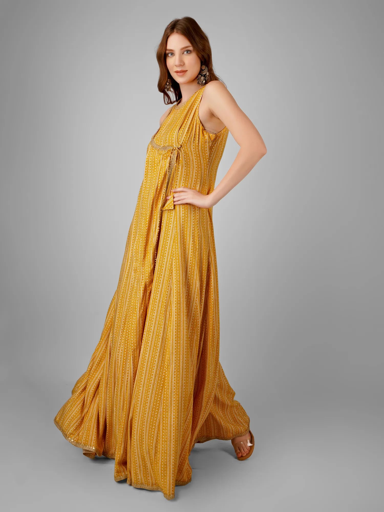 Elegant Long-Length Anarkali Dress
