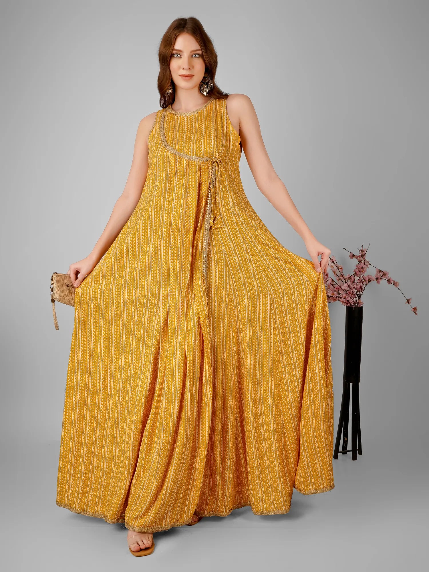 Elegant Long-Length Anarkali Dress