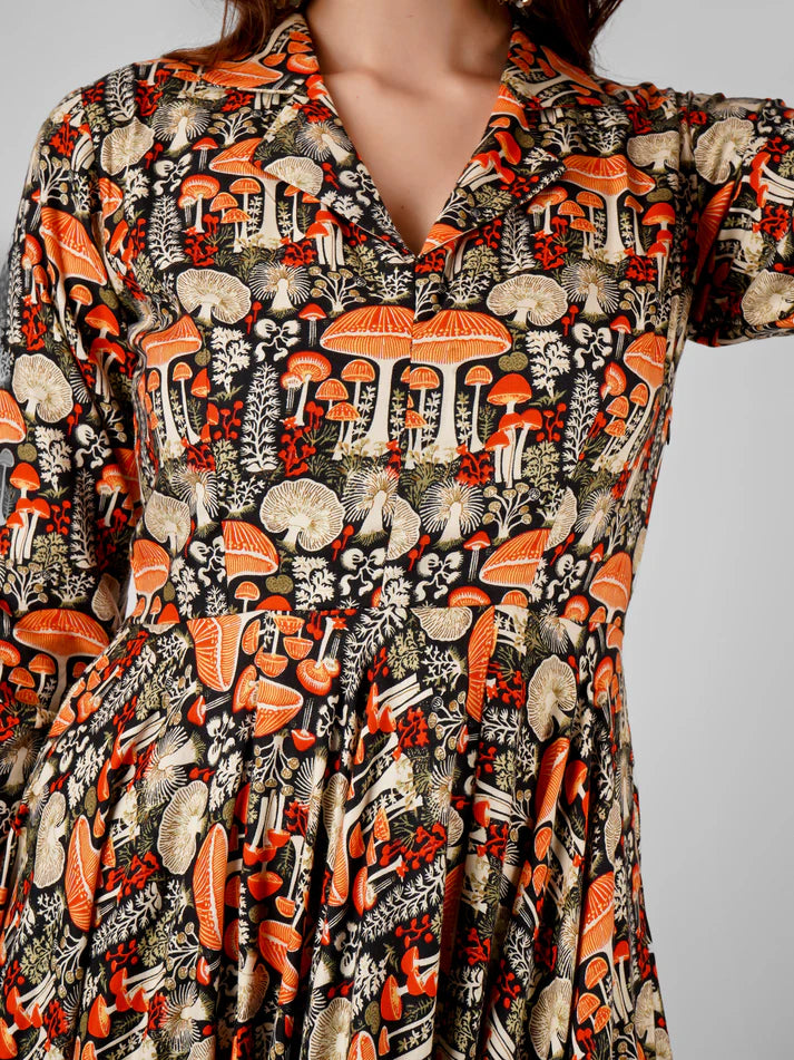 Modern Blossom Anarkali Gown