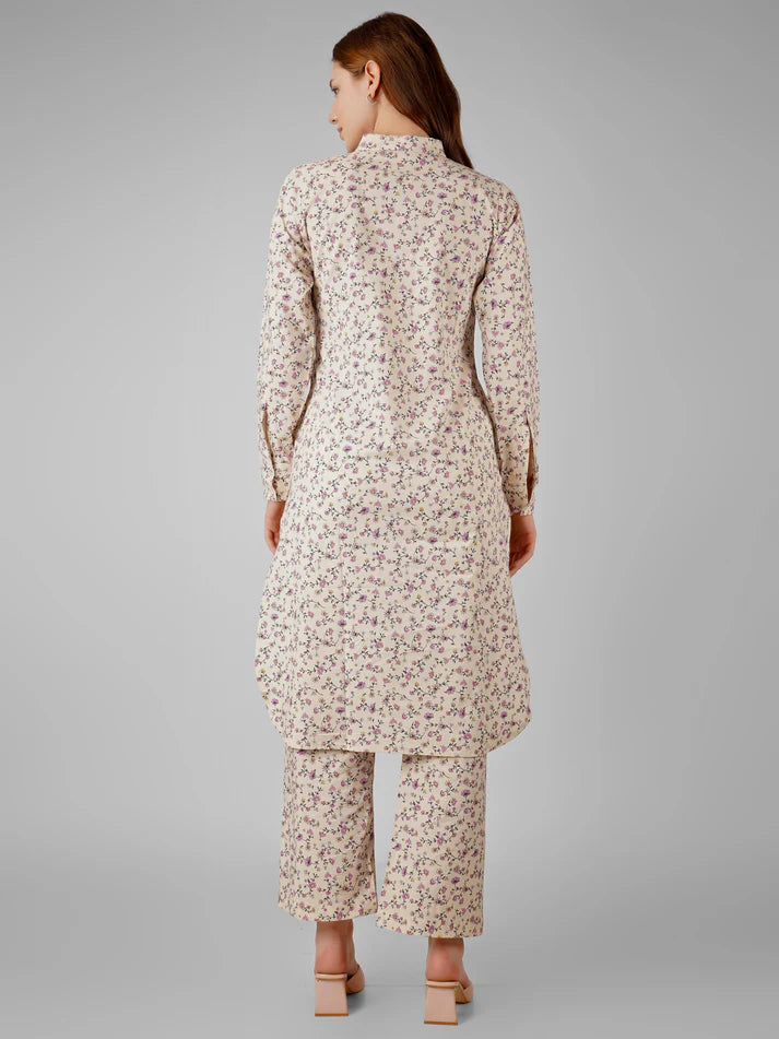 Floral Charm Full Sleeve Kurta Set