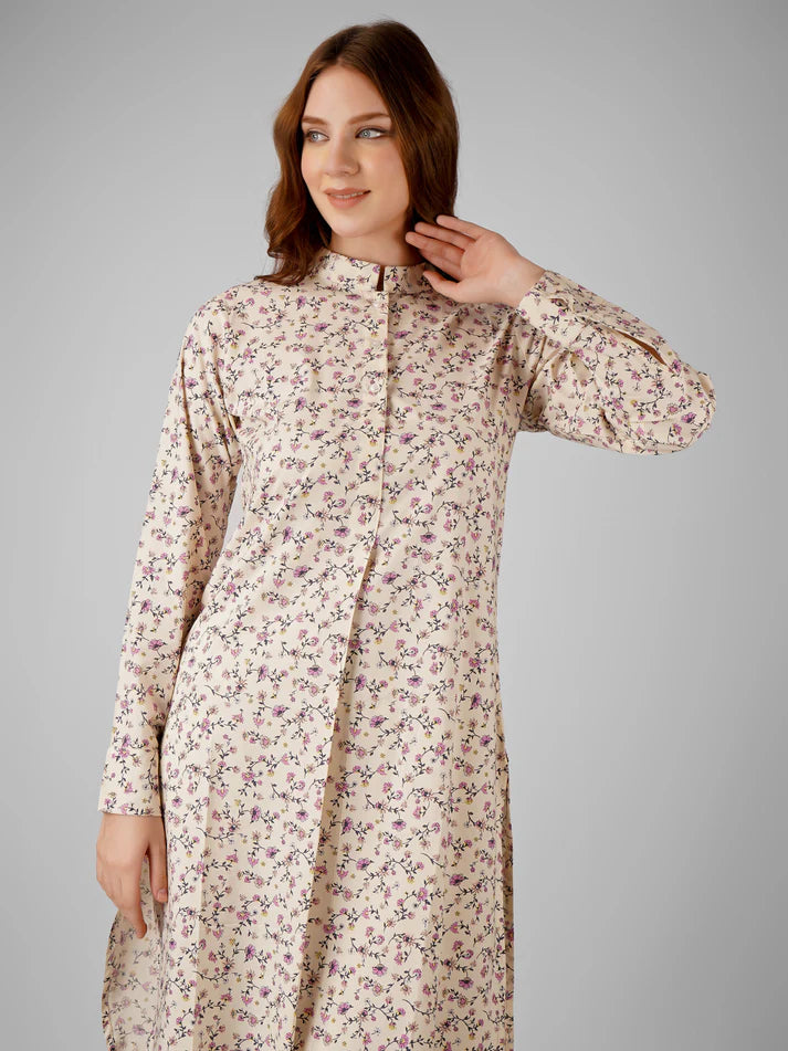 Floral Charm Full Sleeve Kurta Set