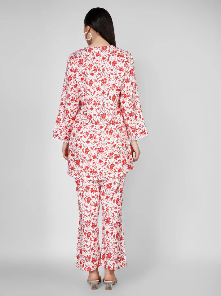 Floral Printed Co-ord Set