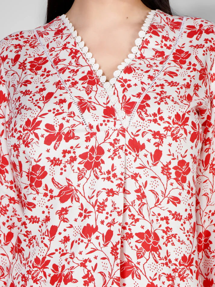 Floral Printed Co-ord Set